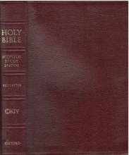 Cover art for HOLY BIBLE Scofield Study System, Red Letter NKJV New King James Version (Black)