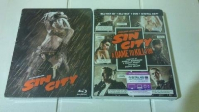 Cover art for Sin City A Dame to Kill For BLU-RAY + DVD + BLU RAY 3D + Digital Copy Steelbook