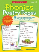 Cover art for Phonics Poetry Pages: 50 Fill-in-the-Blank Practice Pages That Help Kids Master Essential Phonics Skills for Reading Success