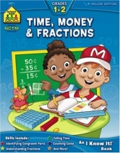 Cover art for Workbooks-Time, Money and Fractions Grades 1-2