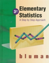 Cover art for Elementary Statistics: A Step by Step Approach