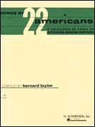 Cover art for SONGS BY 22 AMERICANS HIGH   VOICE