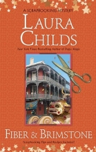 Cover art for Fiber & Brimstone (Scrapbooking Mystery #8)