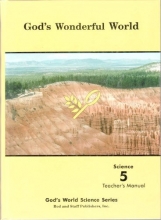 Cover art for God's Wonderful World: Science 5