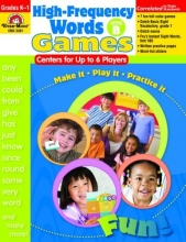Cover art for High-Frequency Words: Center Games for Up to 6 Players, Level B