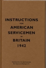 Cover art for Instructions for American Servicemen in Britain, 1942: Reproduced from the original typescript, War Department, Washington, DC (Instructions for Servicemen)