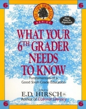 Cover art for What Your Sixth Grader Needs to Know: Fundamentals of a Good Sixth-Grade Education (Core Knowledge Series : Resource Books for Grades One Through Six,)