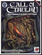 Cover art for Call Of Cthulhu: Horror Roleplaying In the Worlds Of H.P. Lovecraft (5th Edition - Chaosium #2336)