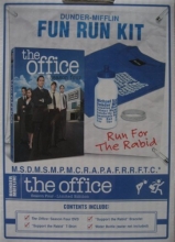 Cover art for The Office: Season Four  (Widescreen) (Limited Edition Fun Run Kit w/Water Bottle, T-Shirt, Dunder-Mifflin Box and "Supprt the Rabid" Bracelet)