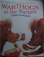 Cover art for Warthogs in the Kitchen A Sloppy Counting Book Kindergarten Level big book (15inches X 18 inches)
