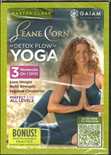 Cover art for Gaiam Seane Corn Detox Flow Yoga DVD 3 Workouts on 1 DVD - Lose Weight, Build Strength, Improve Circulation