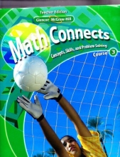 Cover art for Math Connects Concepts, Skills, and Problem Solving, Course 3, Vol. 1, Teacher Edition