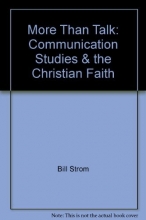 Cover art for More than talk: Communication studies and the Christian faith