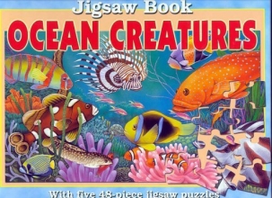 Cover art for Ocean Creatures Jigsaw Book