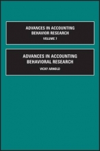 Cover art for Advances in Accounting Behavioral Research, Volume 7 (Advances in Library Administration & Organization)