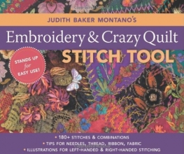 Cover art for Judith Baker Montano's Embroidery & Craz: 180+ Stitches & Combinations  Tips for Needles, Thread, Ribbon, Fabric  Illustrations for Left-Handed & Right-Handed Stitching