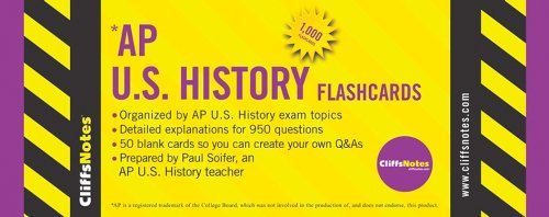 Cover art for CliffsNotes AP U.S. History Flashcards