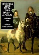 Cover art for Observations on the Feeling of the Beautiful and Sublime