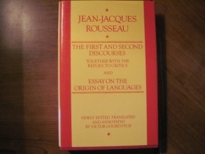 Cover art for The First and the Second Discourses Together With the Replies to Critics and the Essay on the Origin of Languages