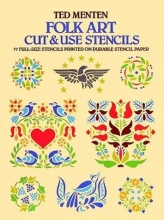 Cover art for Folk Art Cut & Use Stencils
