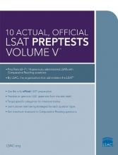 Cover art for 10 Actual, Official LSAT PrepTests Volume V: PrepTests 62 through 71