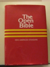 Cover art for New American Standard Bible - The Open Bible Edition - Words of Christ in Red