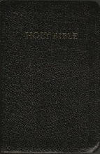 Cover art for Holy Bible, Nelson KJV King James Version, Words of Christ in Red, Concordance, Nelson 4225 (black bonded leather)
