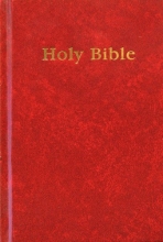 Cover art for New American Standard Reader's/Pew Bible; Red Hardcover