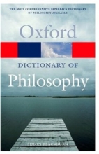 Cover art for The Oxford Dictionary of Philosophy (Oxford Paperback Reference)