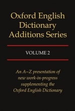 Cover art for Oxford English Dictionary Additions Series, Vol. 2