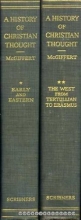 Cover art for A History of Christian Thought (two volumes)