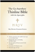 Cover art for NRSV  The Go-Anywhere Thinline Bible with the Apocrypha [Bonded Leather, Black]