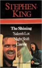 Cover art for Stephen King: The Shining, Salems Lot, Night Shift, Carrie