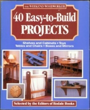 Cover art for The Weekend Woodworker: 40 Easy-To-Build Projects : Shelves and Cabinets, Toys, Tables and Chairs, Boxes and Mirrors