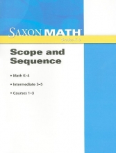 Cover art for Saxon Math: Scope and Sequence 2008