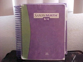 Cover art for Saxon Math 5 / 4, Vol. 1, 3rd Edition, Teacher Edition