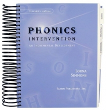 Cover art for Phonics Intervention: An Incremental Development (Teacher's Manual)