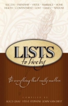 Cover art for Lists to Live By: The First Collection: For Everything that Really Matters