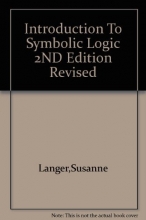 Cover art for Introduction To Symbolic Logic 2ND Edition Revised
