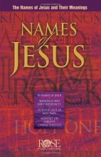 Cover art for Names of Jesus pamphlet: The Names of Jesus and Their Meanings