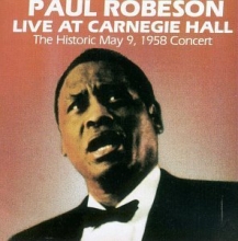Cover art for Paul Robeson Live at Carnegie Hall