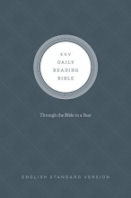Cover art for ESV Daily Reading Bible: Through the Bible in 365 Days, based on the popular M'Cheyne Bible Reading Plan