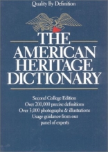 Cover art for The American Heritage Dictionary: Second College Edition