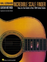 Cover art for Incredible Scale Finder: A Guide to Over 1,300 Guitar Scales 9 x 12 Ed. Hal Leonard Guitar Method Supplement