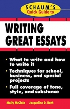 Cover art for Schaum's Quick Guide to Writing Great Essays