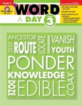 Cover art for A Word a Day, Grade 3