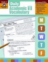 Cover art for Daily Academic Vocabulary, Grade 3