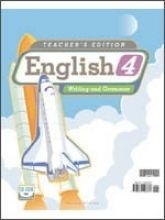 Cover art for English 4 Writing and Grammar, Teacher's Edition