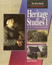 Cover art for Heritage Studies 1 For Christian Schools: The New World: at Home in Early America