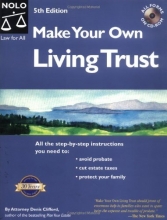 Cover art for Make Your Own Living Trust with CDROM